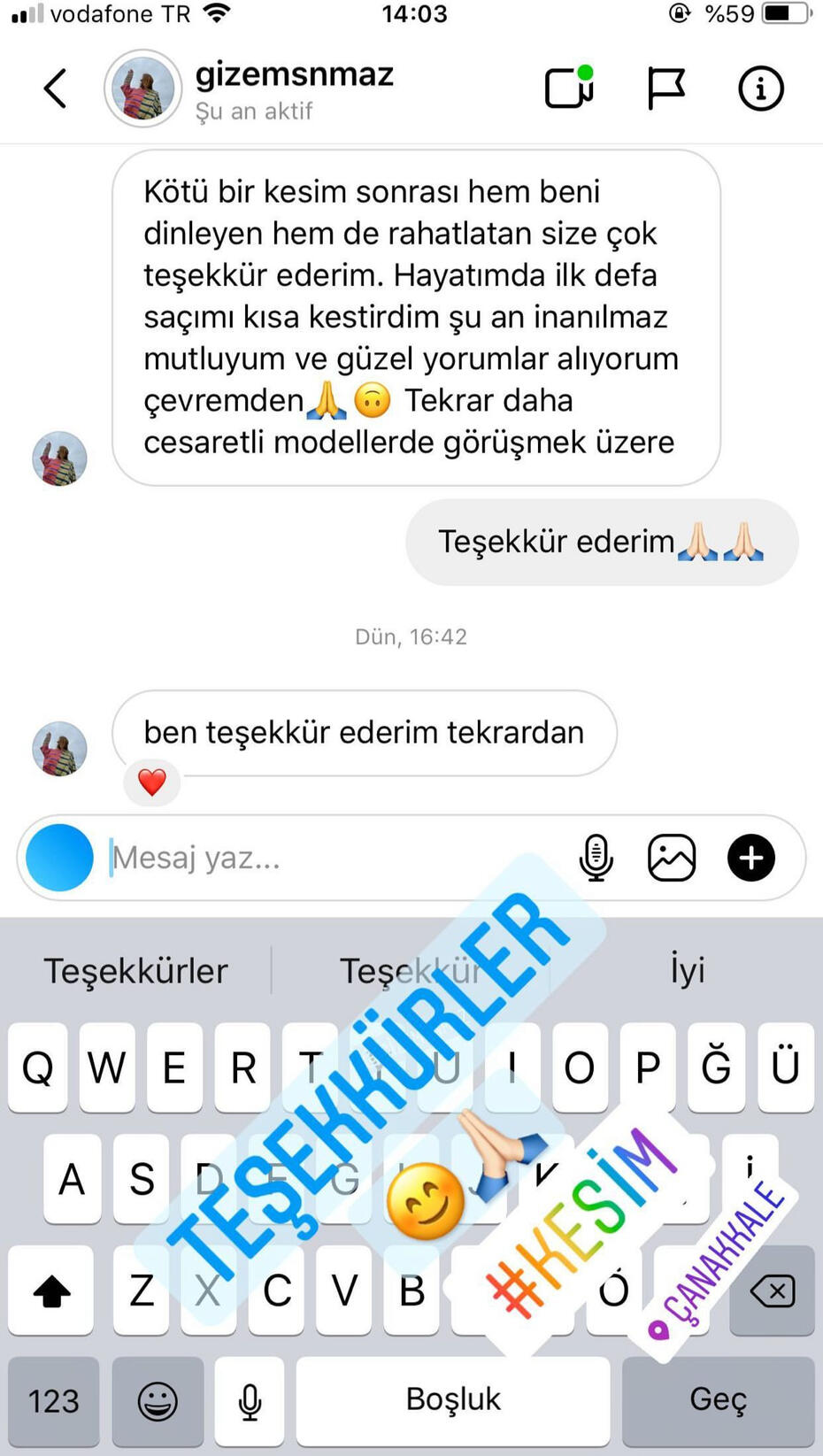 Rıdvan Demir Kuaför - Müşteri Yorumu