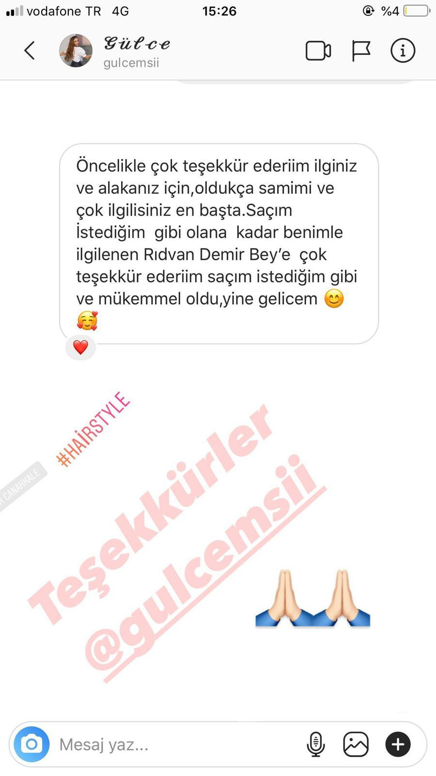 Rıdvan Demir Kuaför - Müşteri Yorumu